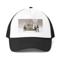 De Adder Designs "Shoot Me" Print Black and White Trucker Hat