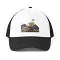De Adder Designs "Lunch" Printed Black & White Trucker Hat