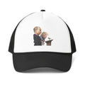 De Adder Designs "Putin" Print Black and White Trucker Hat