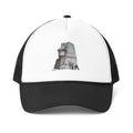 De Adder Designs "MLK" Print Black and White Trucker Hat