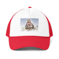 De Adder Designs "Lake Ontario" Print Red and White Trucker Hat