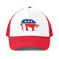 De Adder Designs "Trump Shit" Printed Red & White Trucker Hat
