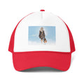 De Adder Designs "Dolly" Print Red and White Trucker Hat