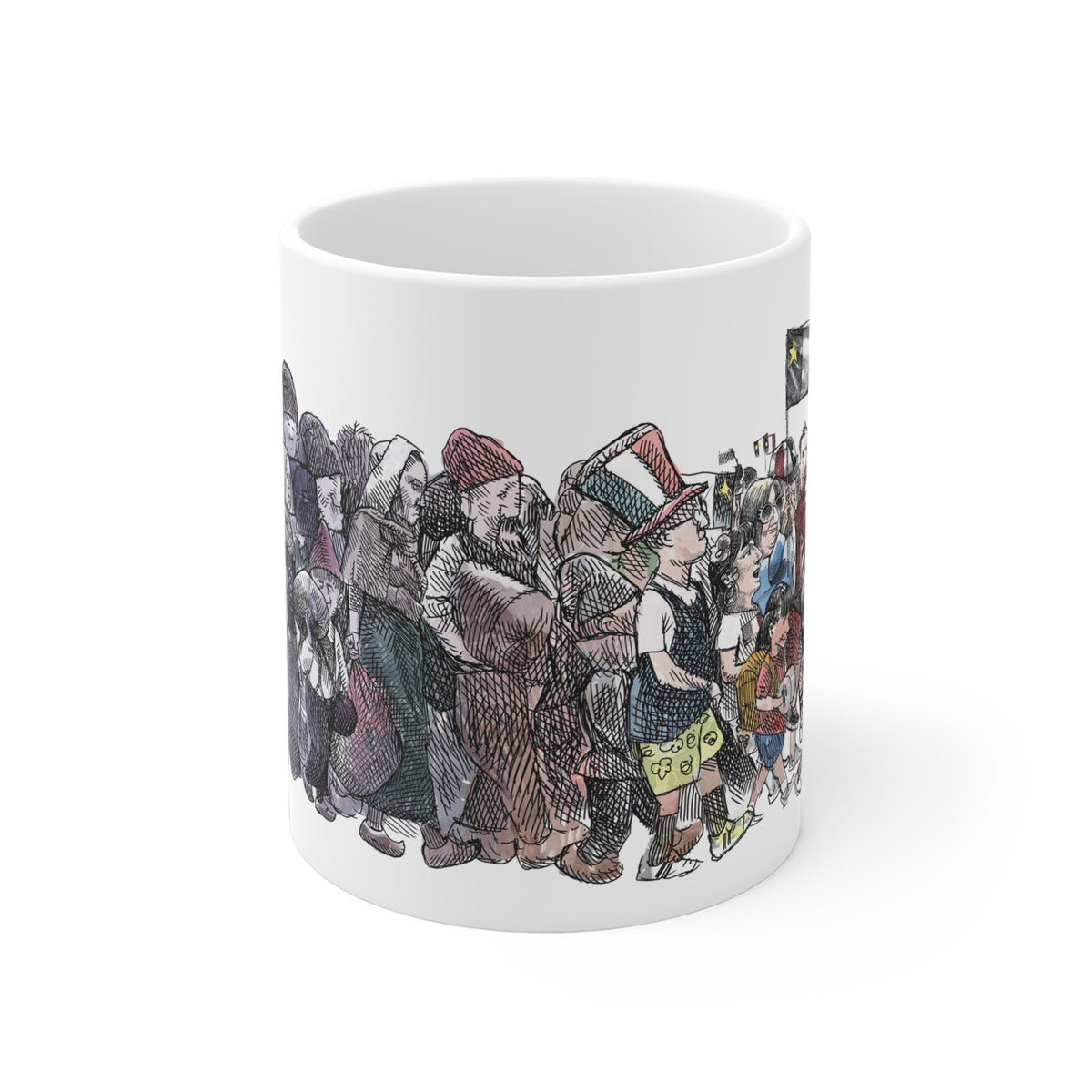 De Adder Designs "Acadia Mug" White Mug 11oz