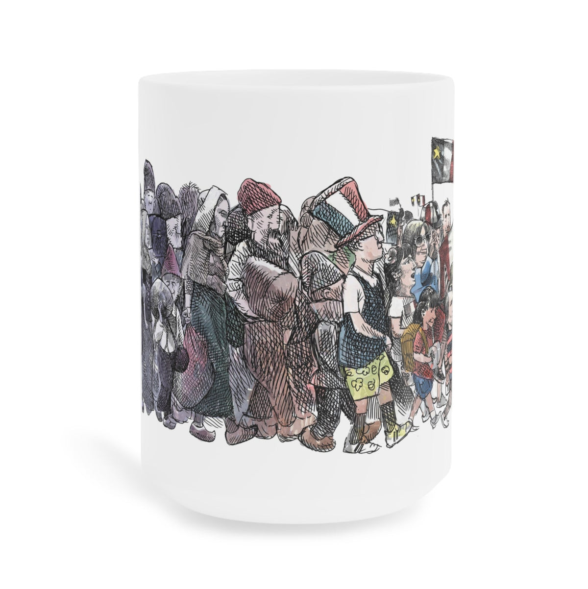 De Adder Designs "Acadia Mug" White Mug 15oz
