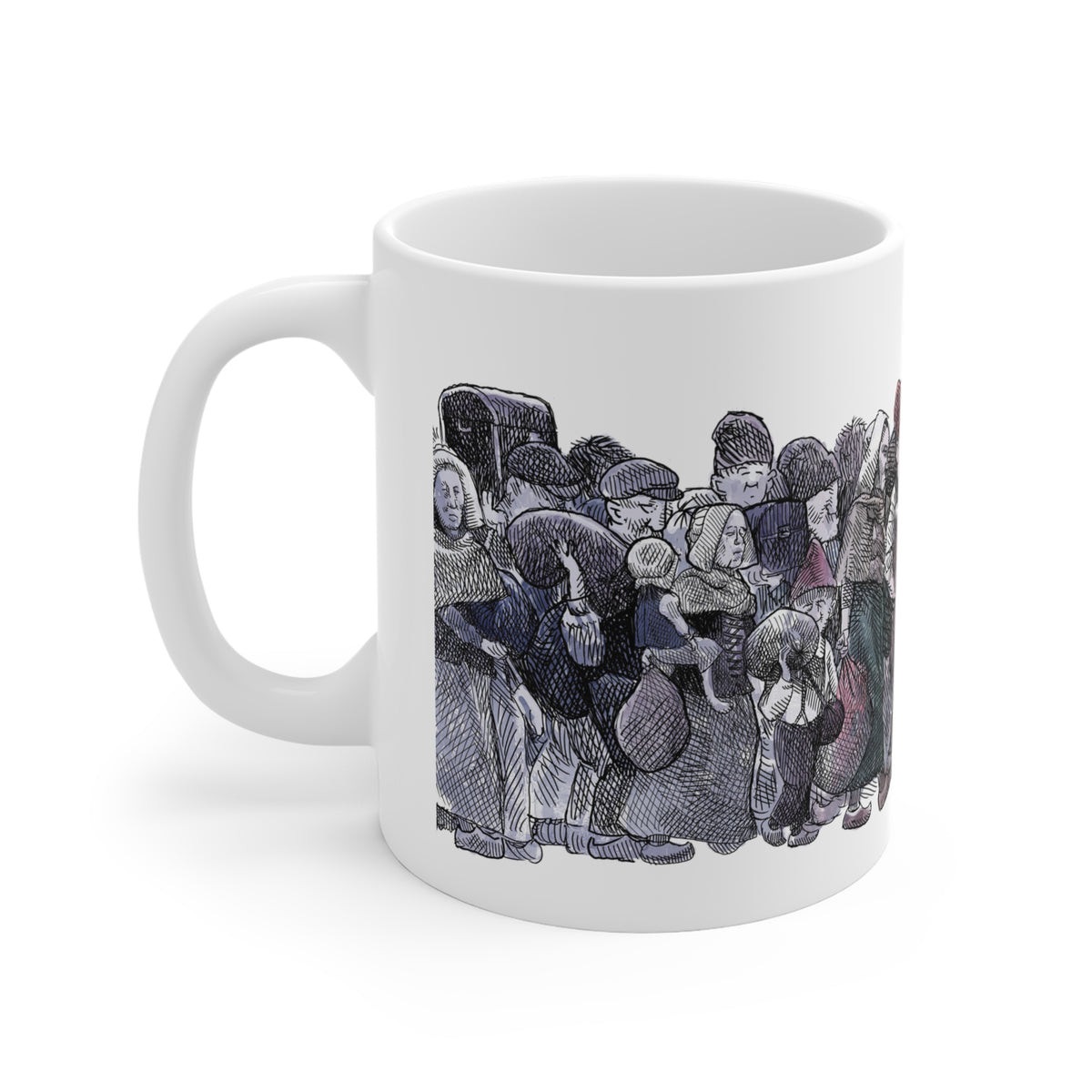 De Adder Designs "Acadia Mug" White Mug 11oz