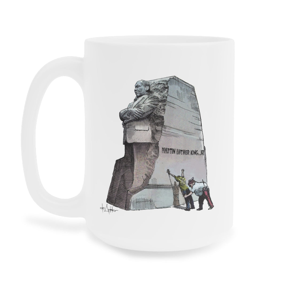 De Adder Designs "MLK" White Mug 15oz