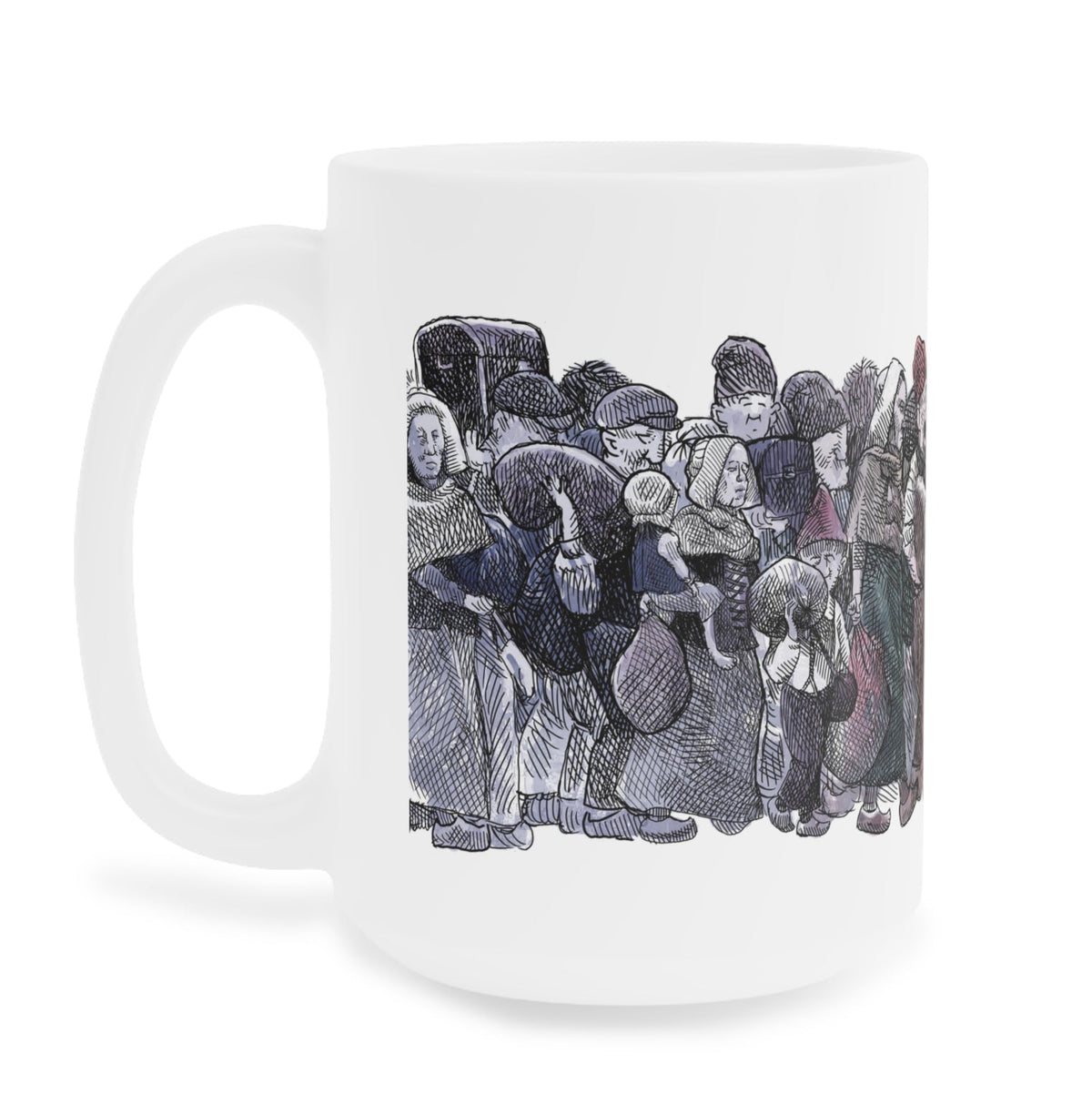 De Adder Designs "Acadia Mug" White Mug 15oz