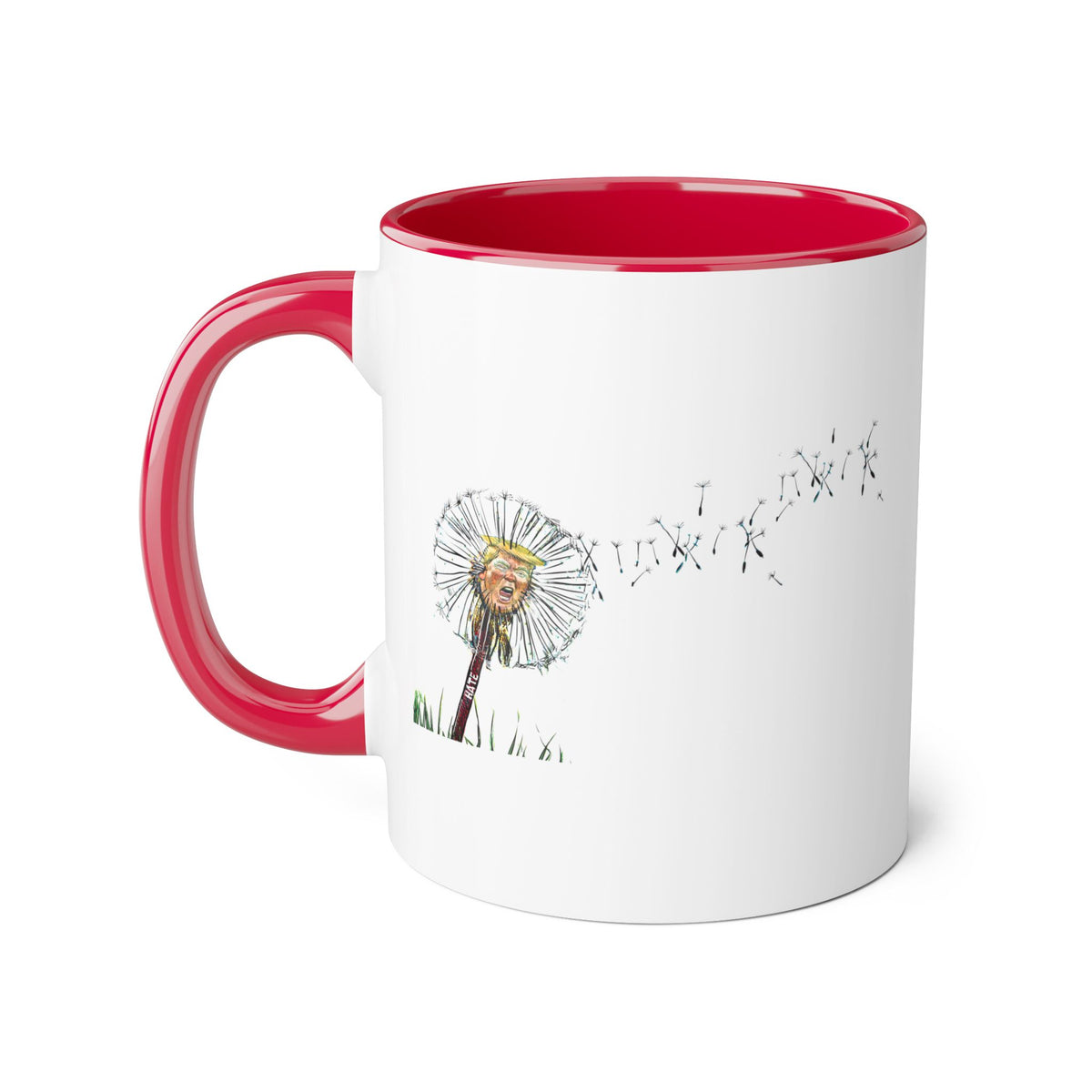 De Adder Designs "Hate" Red and White Mug 11oz