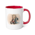 De Adder Designs "Trump the Menace" Red and White Mug 11oz