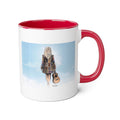 De Adder Designs "Dolly" Red and White Mug 11oz