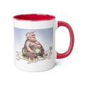 De Adder Designs "Lake Ontario" Red and White Mug 11oz