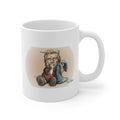 De Adder Designs "Trump the Menace" White Mug 11oz