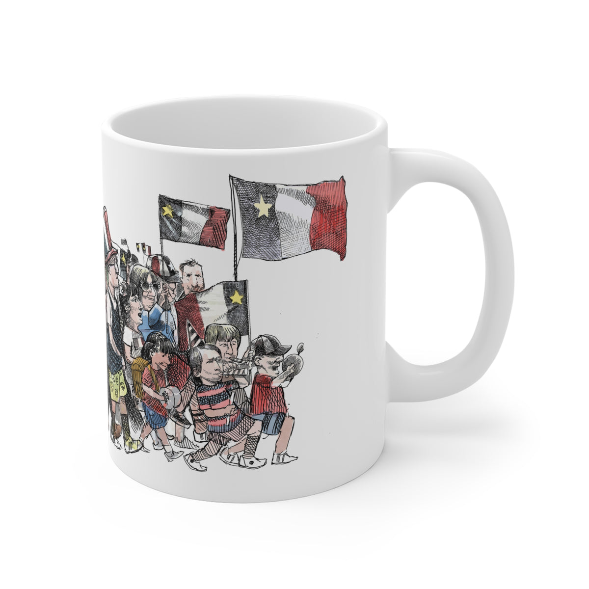 De Adder Designs "Acadia Mug" White Mug 11oz