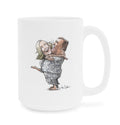 De Adder Designs "Ohara Candy" White Mug 15oz