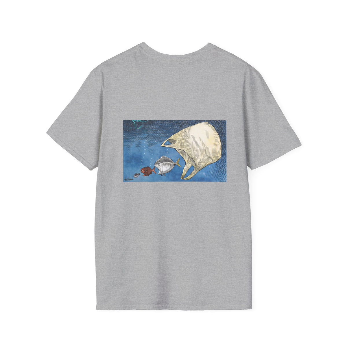 De Adder Designs "Ocean Bag" Unisex T-Shirt