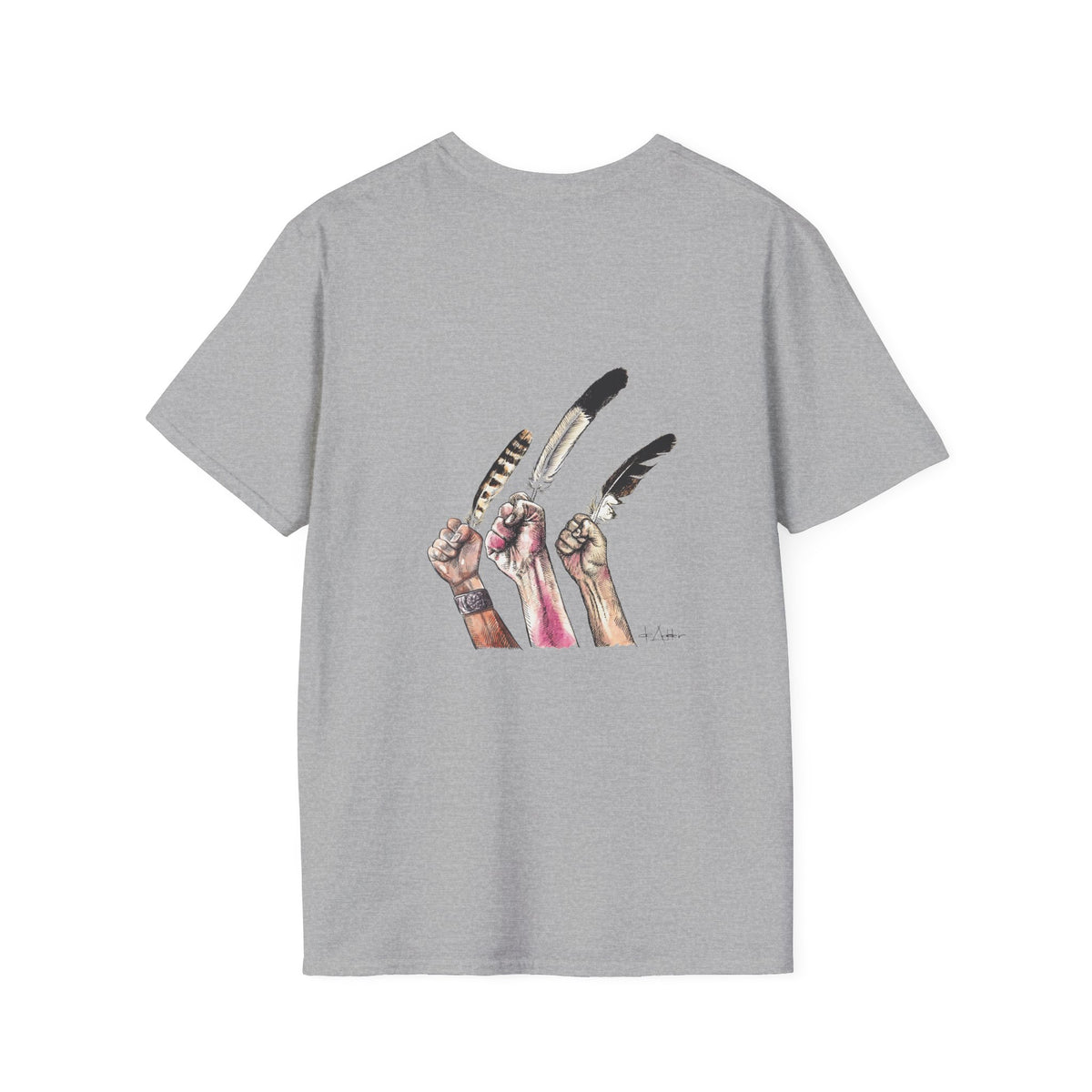 De Adder Designs "Feather" Unisex T-Shirt