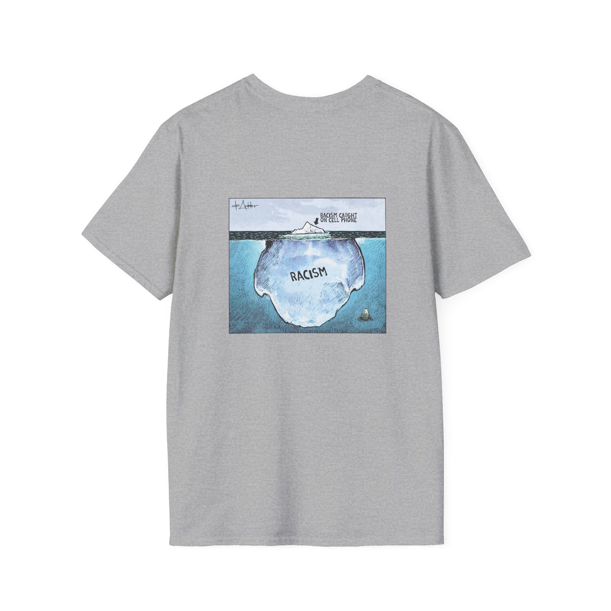 De Adder Designs "Racism Iceberg" Unisex T-Shirt