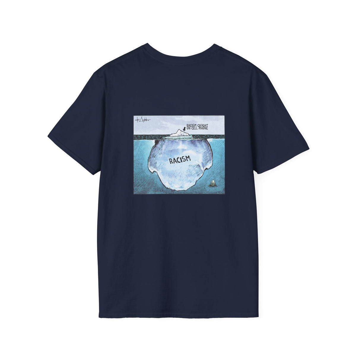 De Adder Designs "Racism Iceberg" Unisex T-Shirt