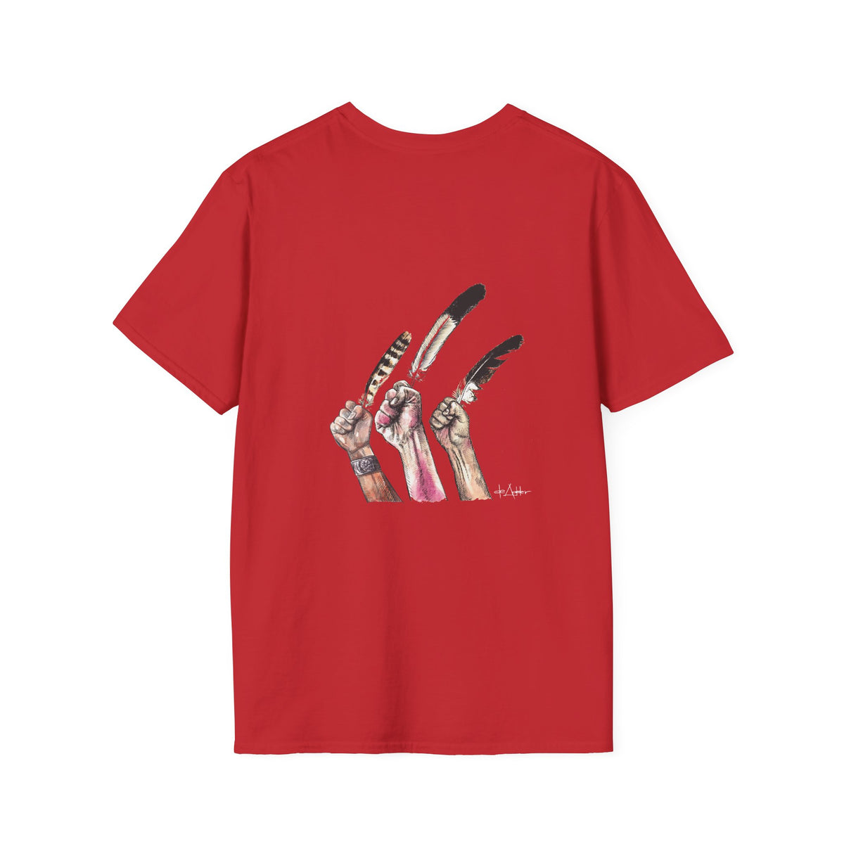 De Adder Designs "Feather" Unisex T-Shirt