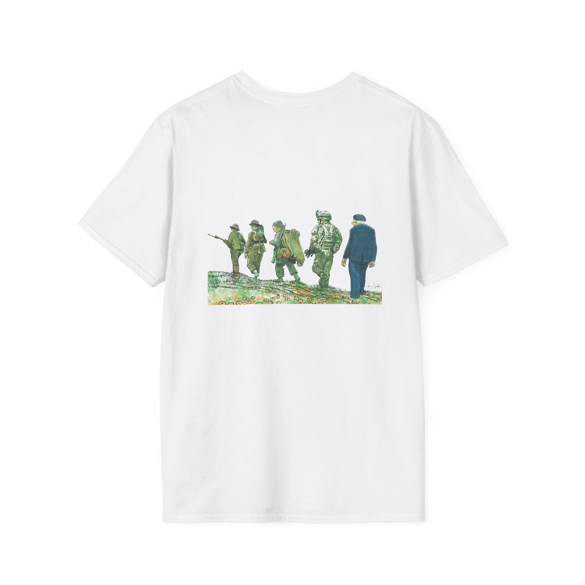 De Adder Designs "Canadian Vets" Unisex T-Shirt