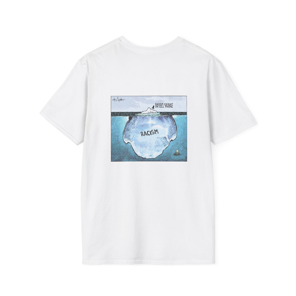 De Adder Designs "Racism Iceberg" Unisex T-Shirt