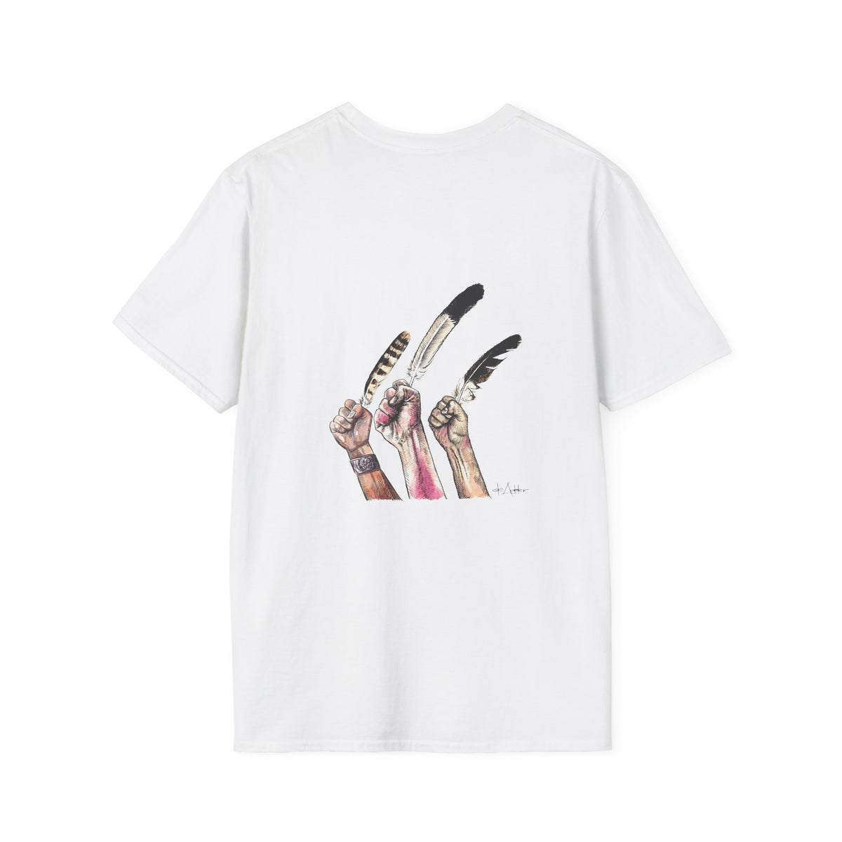 De Adder Designs "Feather" Unisex T-Shirt