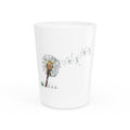 De Adder Designs "Hate" White Ceramic 2oz Shot Glass
