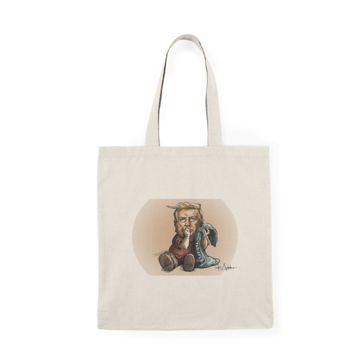 De Adder Designs "Trump the Menace" Tote Bag