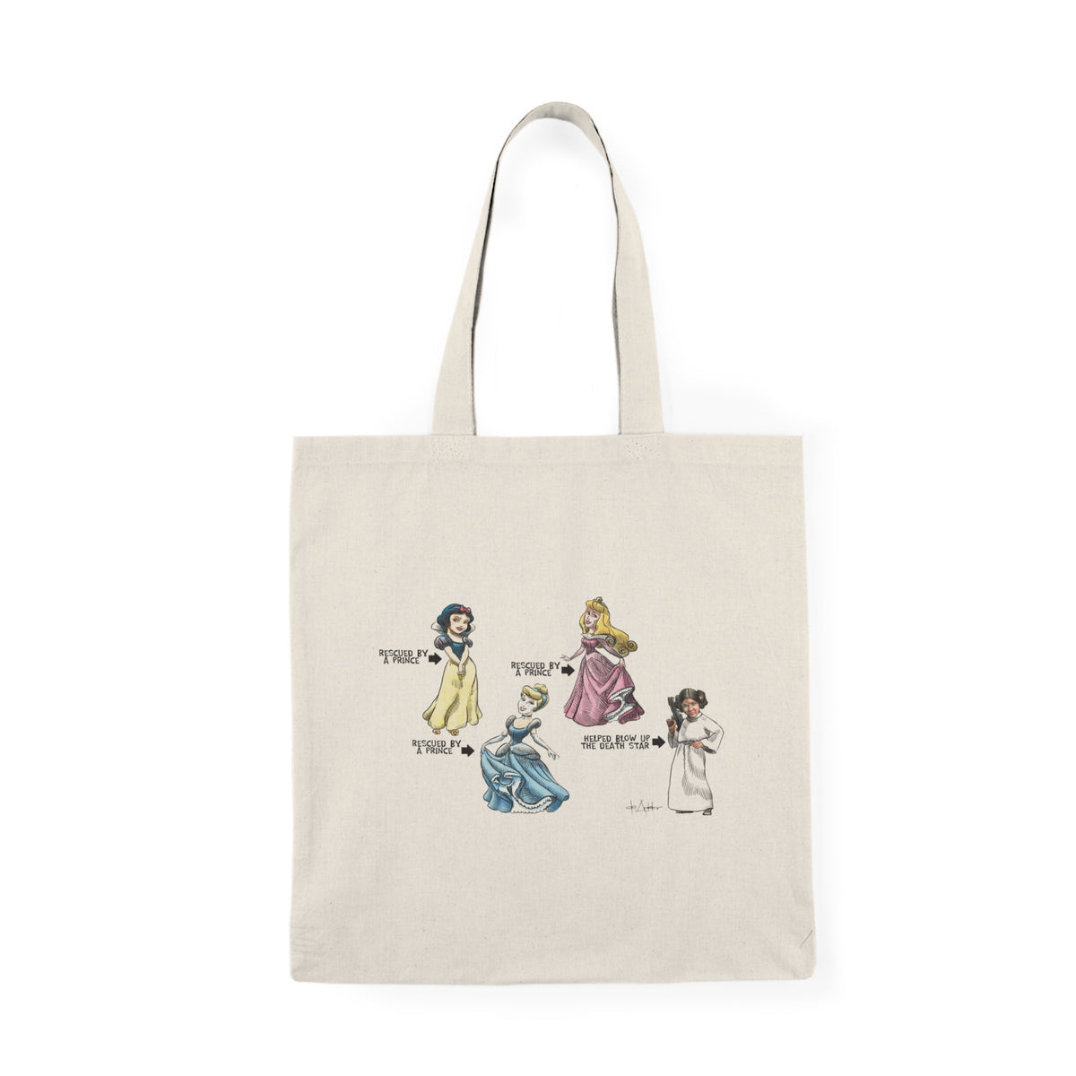 De Adder Designs "Carrie Fisher" Tote Bag