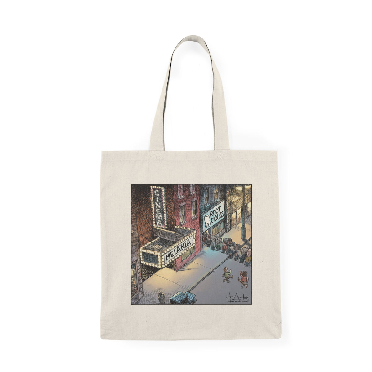 De Adder Designs "Root Canal" Tote Bag