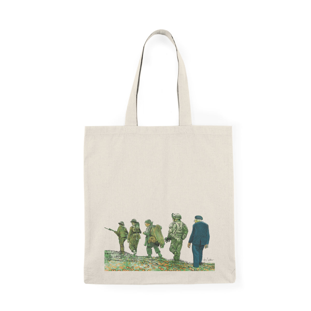 De Adder Designs "Canadian Vets" Tote Bag